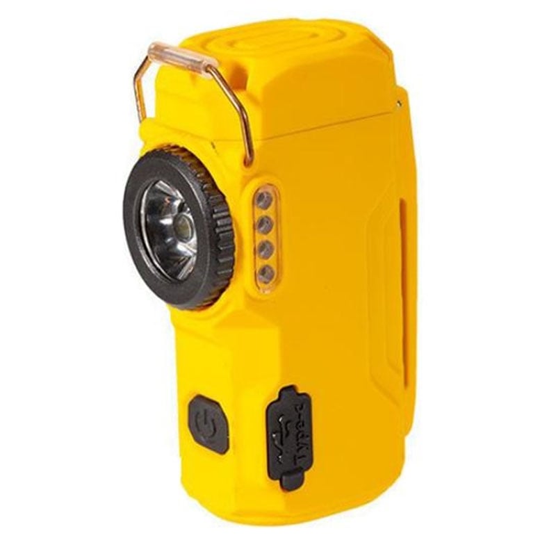 Фонарик светодиодный UKC D50-SMD портативный зажигалка USB Yellow (23678344)