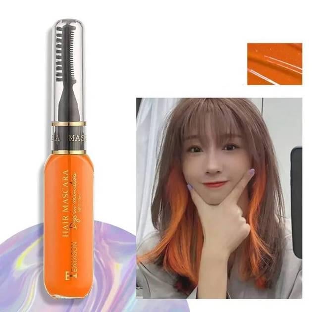 Фарба для волосся тимчасова що змивається Помаранчевий - фото 2 Фарба для волосся тимчасова що змивається Помаранчевий - фото 2