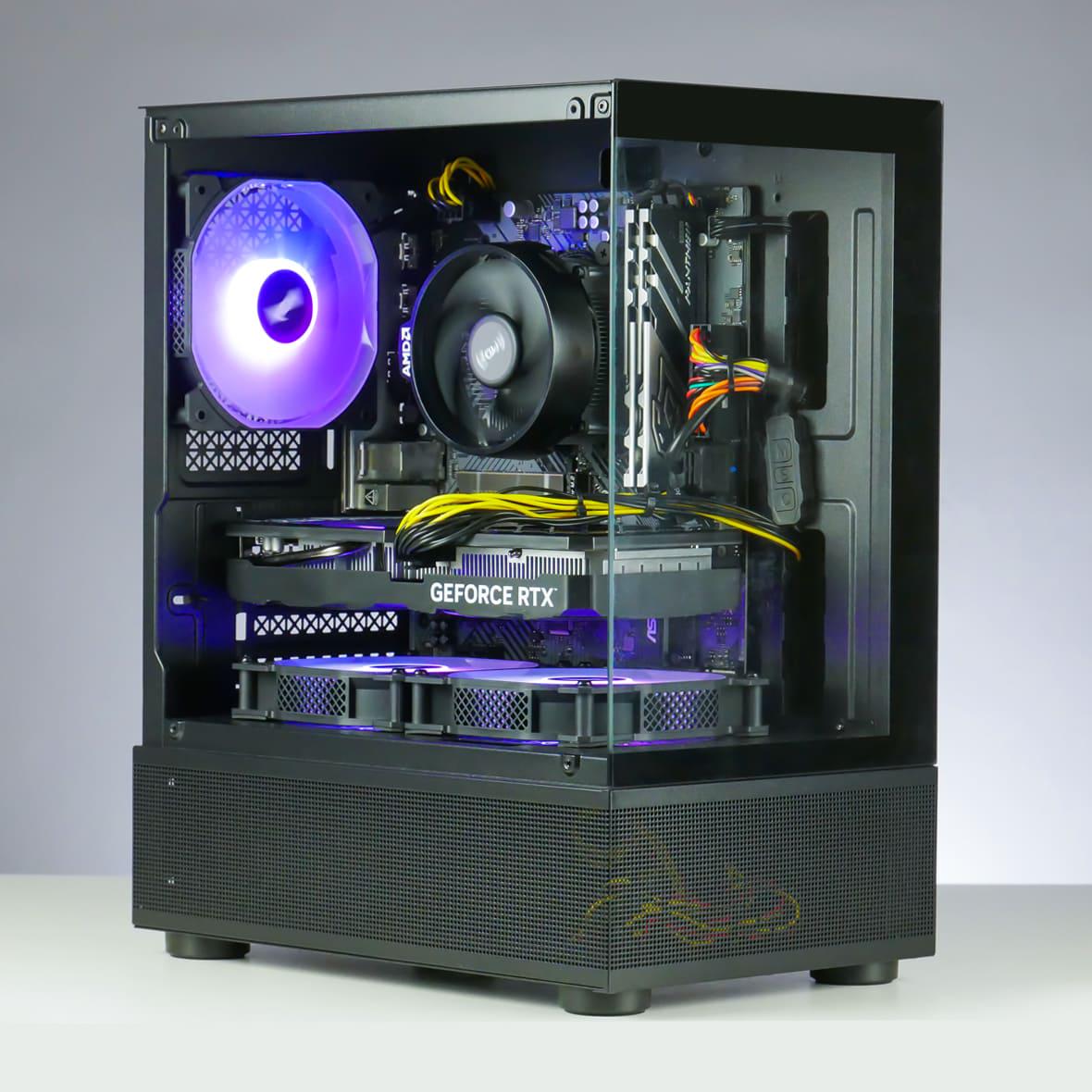 Игровой ПК Digitalfury I5 Core I5-12400F/32Gb DDR4/RTX 4060 8Gb/500Gb SSD M2/600W