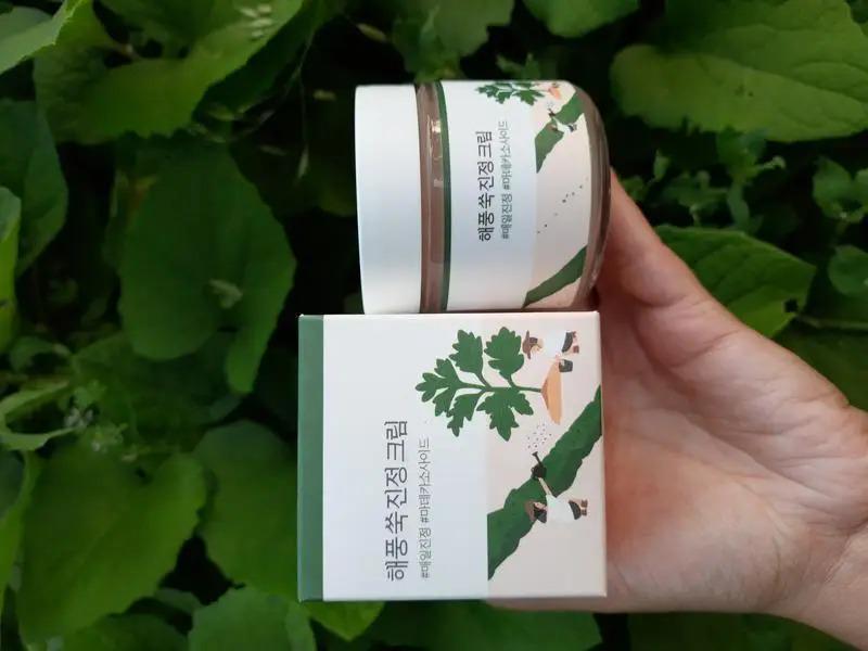 Заспокійливий крем ROUND LAB MUGWORT Calming Cream 80 мл (10461554) - фото 5