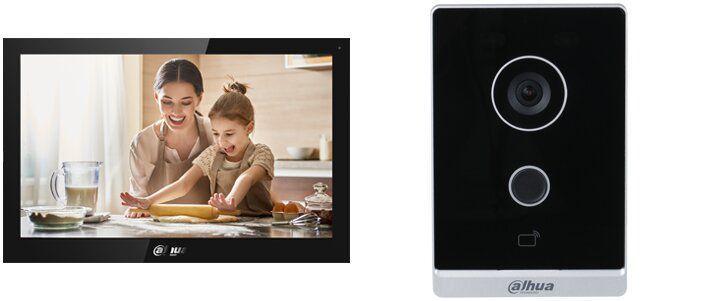 Комплект IP домофона Dahua DHI-VTH5341G-W + панель DHI-VTO2211G-WP Комплект IP домофона Dahua DHI-VTH5341G-W + панель DHI-VTO2211G-WP