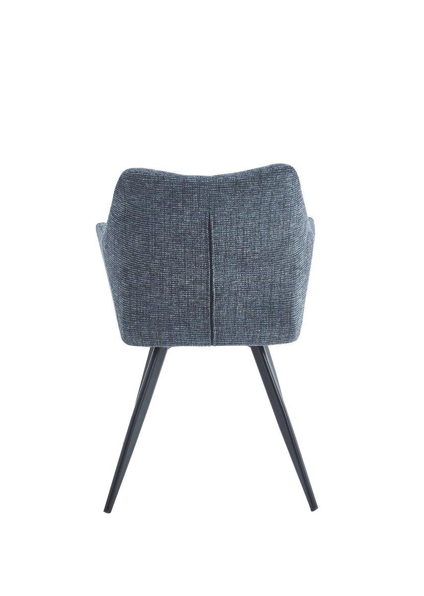 Стул Intarsio STEFAN Черный/Темно-серый - фото 6