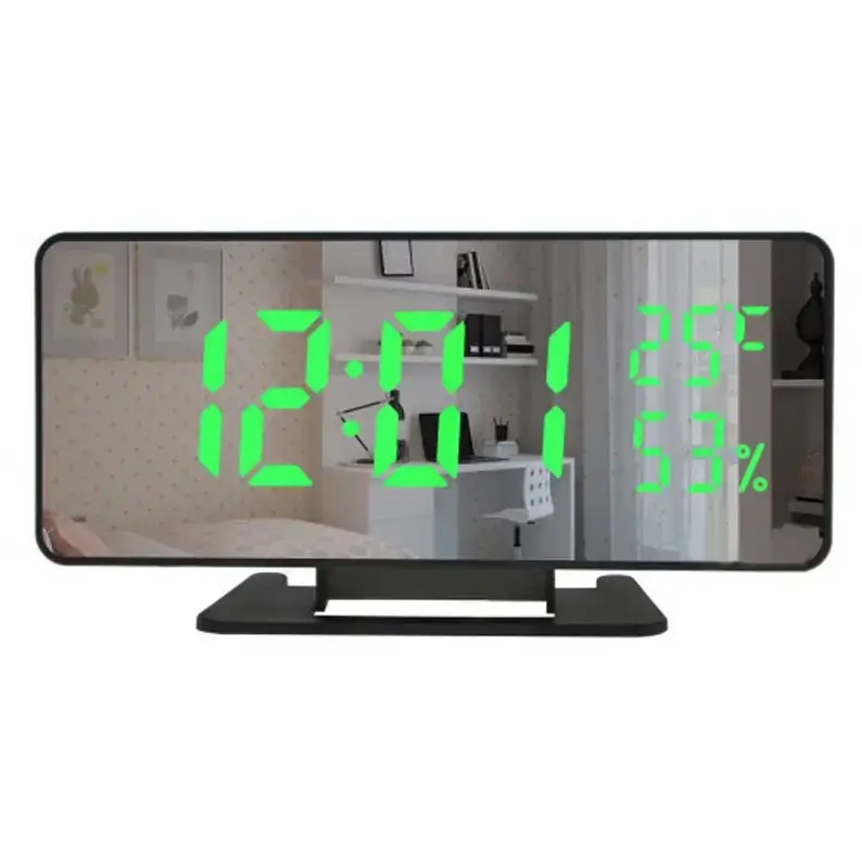 Часы настольные сетевые VST-888Y температура влажность USB (VST-888Y)