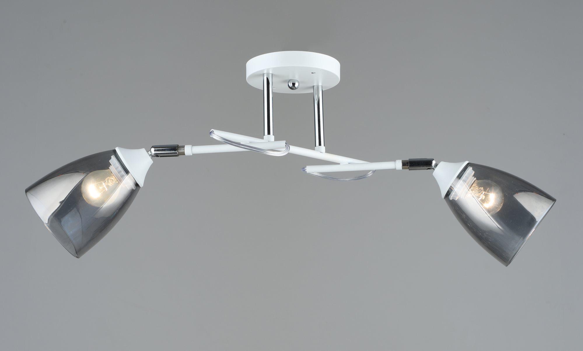 Люстра потолочная Sirius B A4091/2 WT+CH с поворотным механизмом