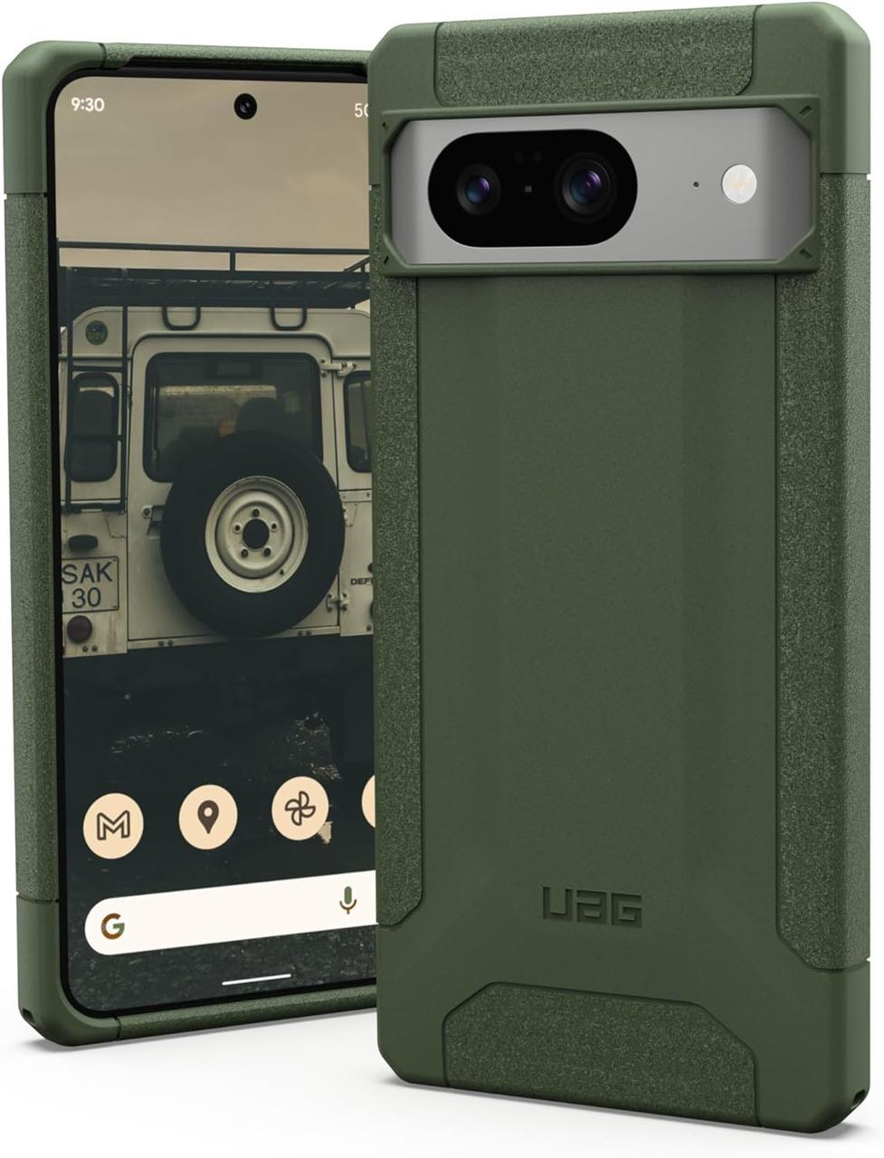Защитный чехол UAG Scout для Google Pixel 8 Olive Drab (614318117272)