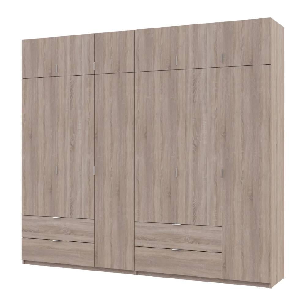 Шкаф Doros Лукас DRS-011705 3+3 ДСП 270х50х240 см Дуб Сонома (42005115)