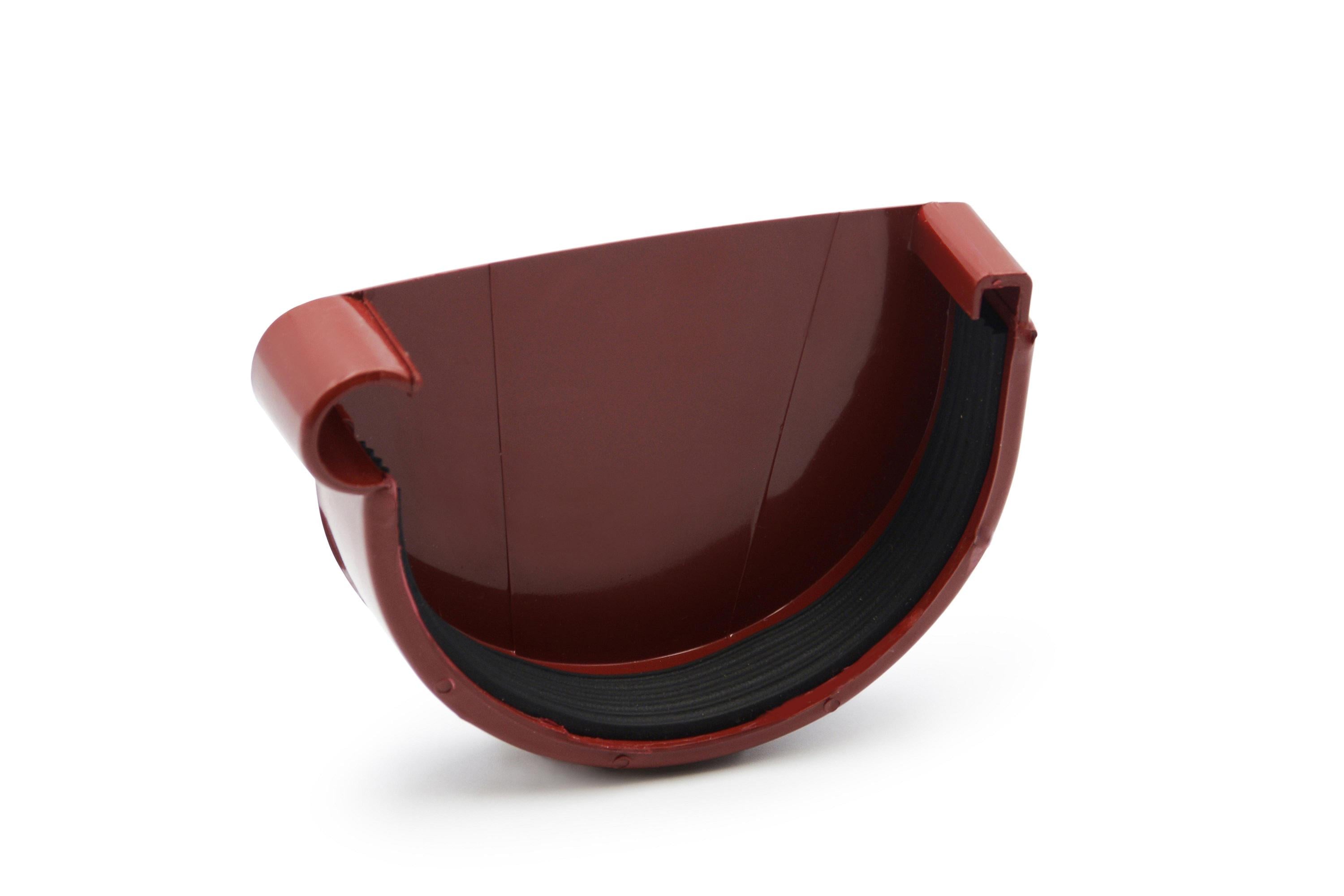 Заглушка желоба левая Rainway 130 Красный (10.130.05.004)