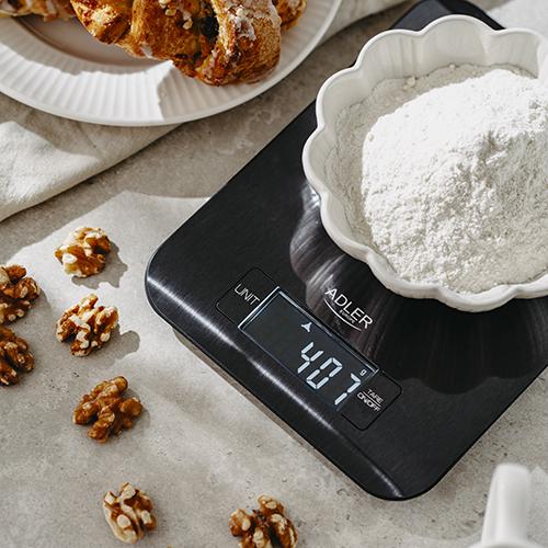 Весы кухонные электронные Adler AD3183 дисплей с подсветкой точность 1 г Black (612318) - фото 11 Весы кухонные электронные Adler AD3183 дисплей с подсветкой точность 1 г Black (612318) - фото 11