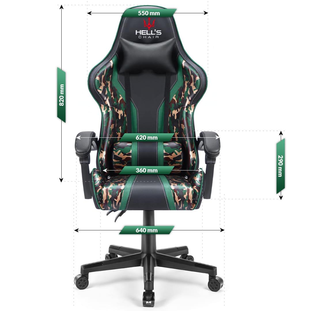 Кресло геймерское HELL'S CHAIR Plus Battle - фото 5