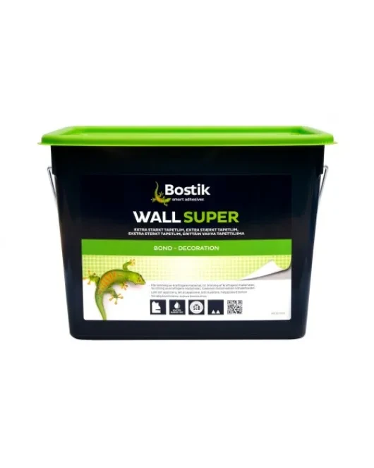 Клей Wall Super 76 Bostik для крепких и тяжелых настенных покрытий 15 л