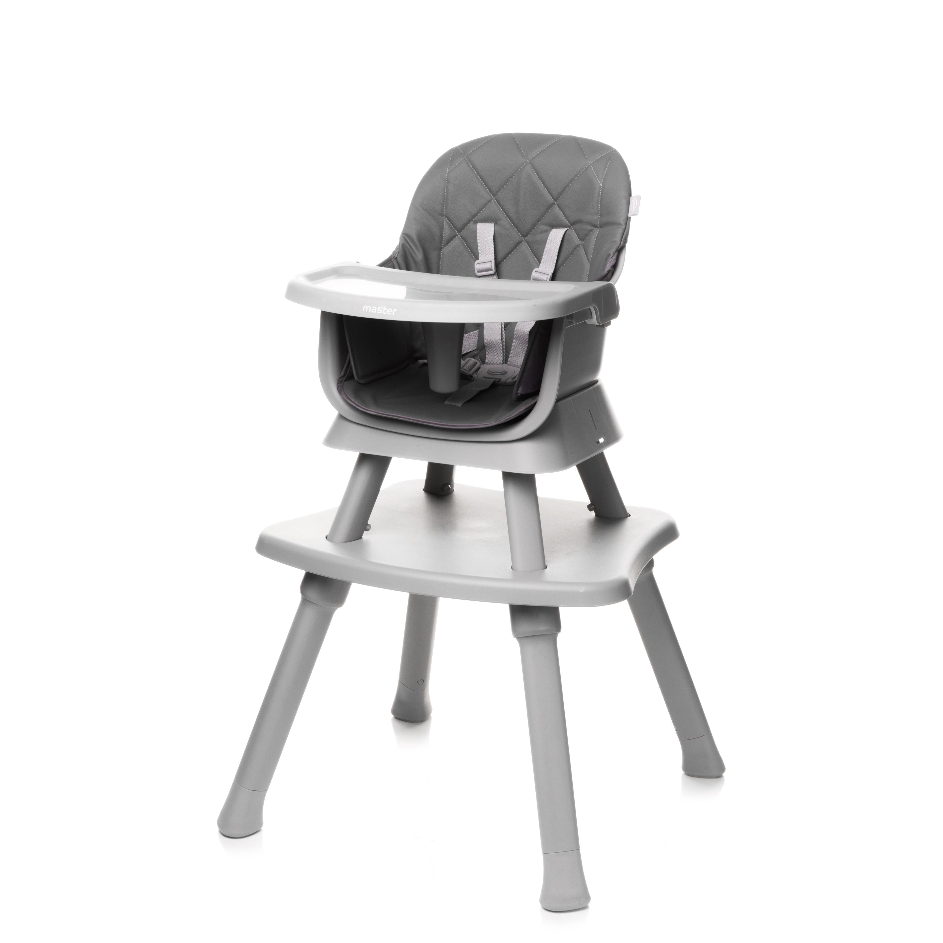 Стілець для годування 4Baby Master 6в1 Grey (7254)