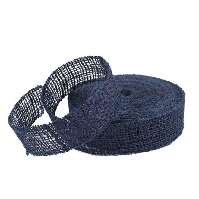 Стрічка Flora з мішковини 3,5х20 м Синій (5067)