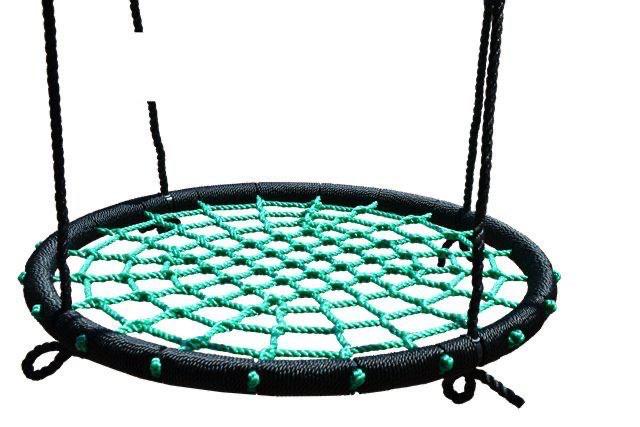 Гойдалка Гніздо лелеки Lux 120 см Зелений (2581635028) - фото 3 Гойдалка Гніздо лелеки Lux 120 см Зелений (2581635028) - фото 3