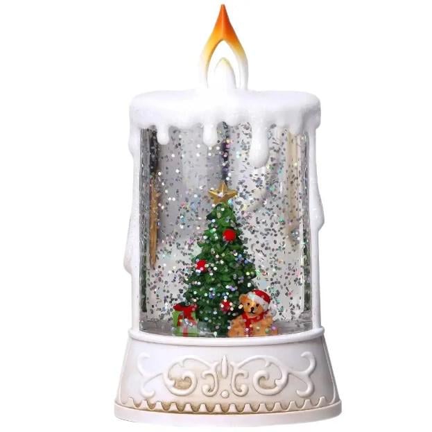 Ночник новогодний Свеча WDL 23005c Белый (21319909)