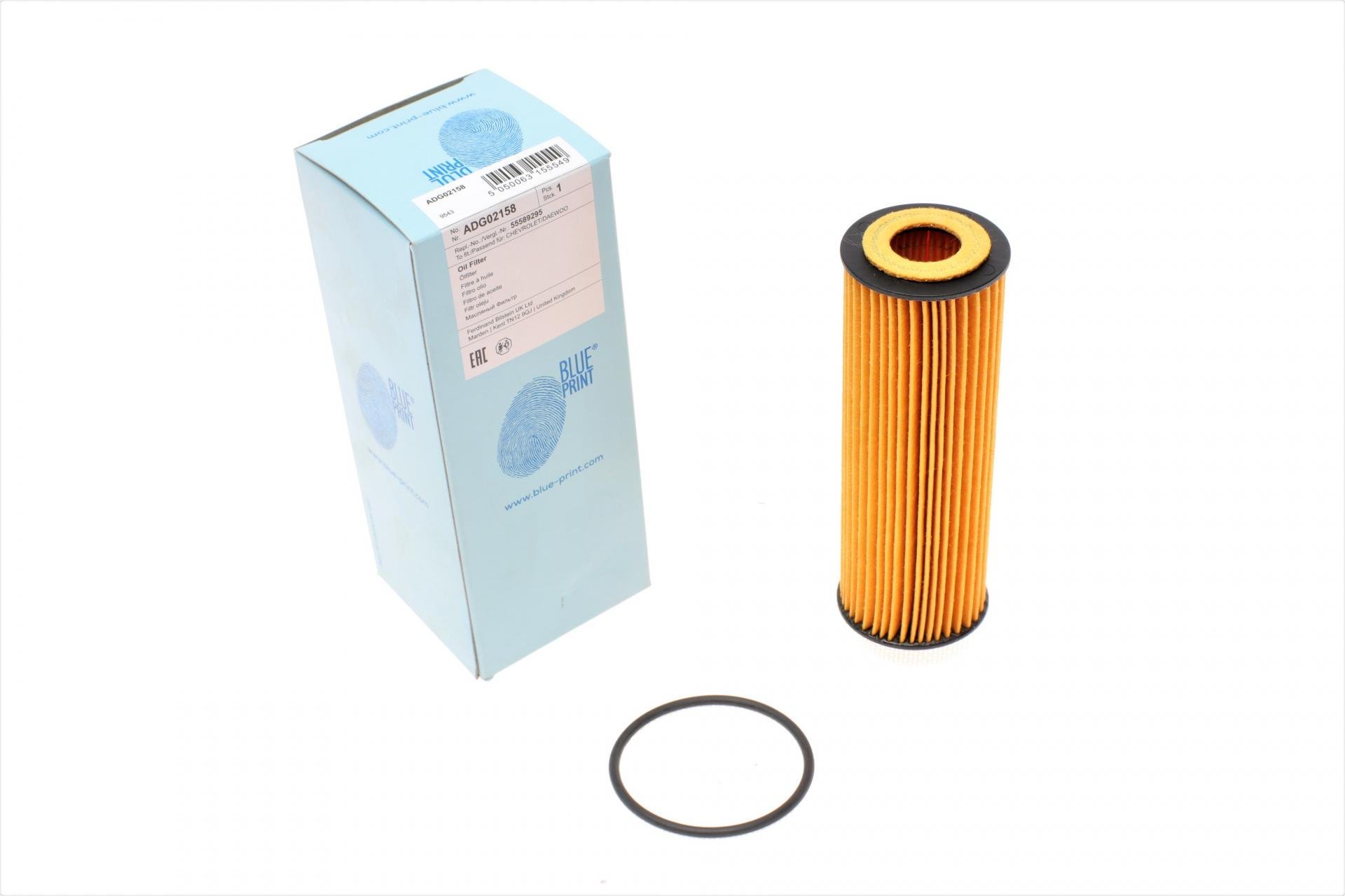 Фильтр масляный BLUE PRINT для Chevrolet Aveo 1,4 DOHC 16V 11-/Opel Corsa E 1,4 16V 14- (ADG02158)