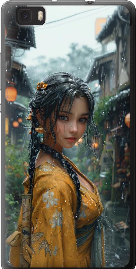 Чехол на Huawei Ascend P8 Lite Anime-girl (6133u-126-42517)