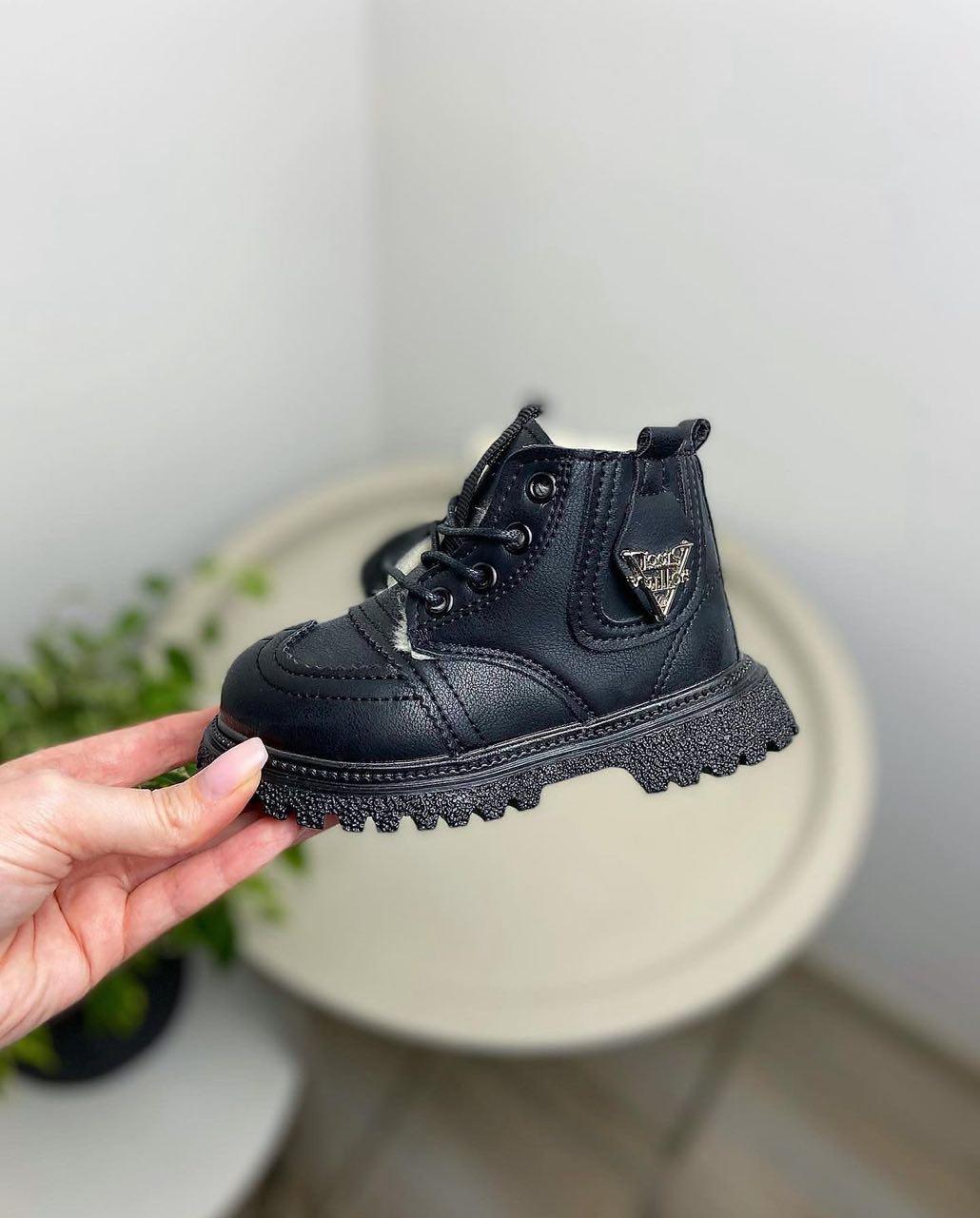 Ботинки детские зимние р. 21 Черный (669) - фото 2