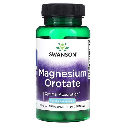 Магний Swanson Magnesium Orotate 60 caps (SWU665)