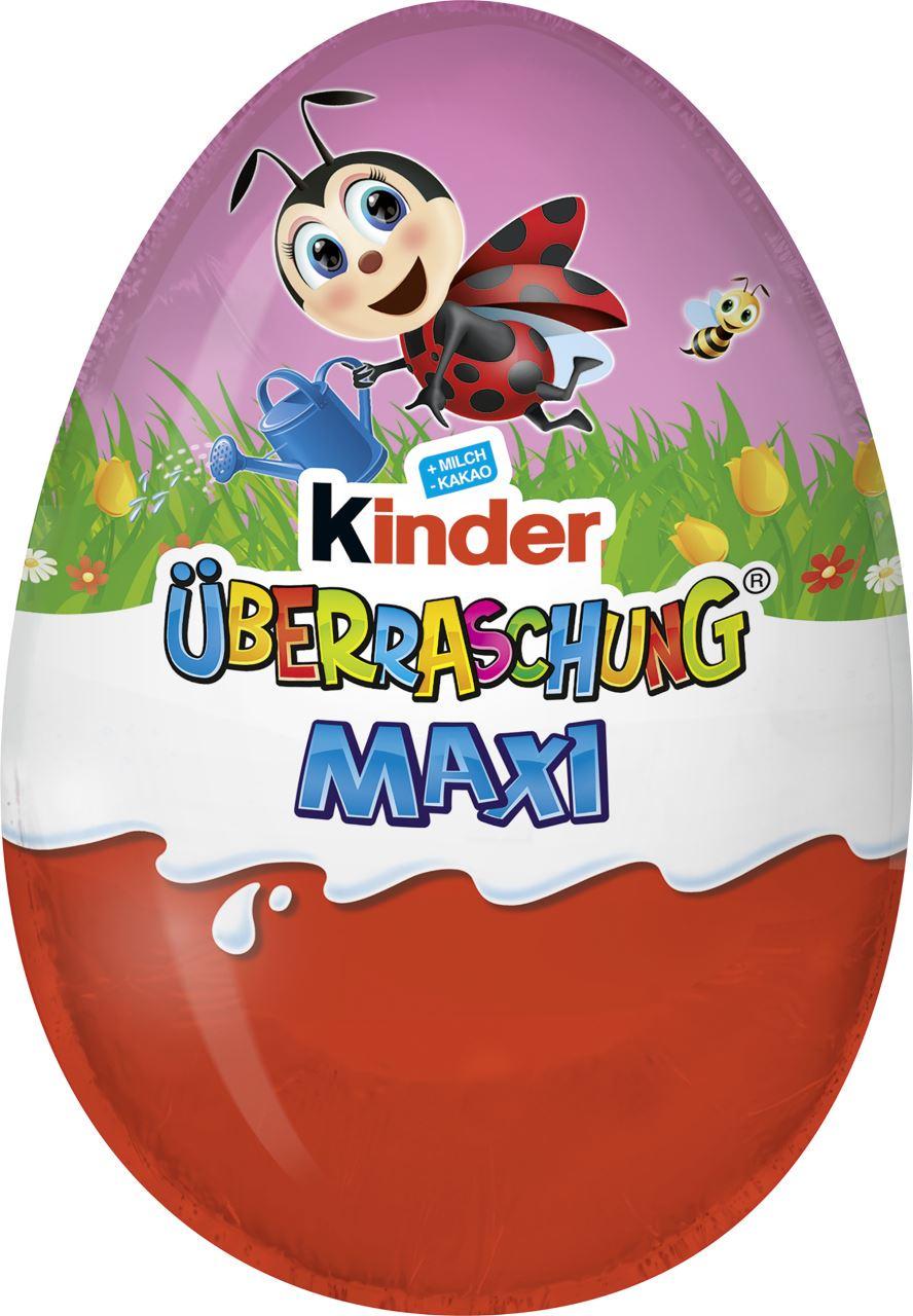 Шоколадное яйце Kinder Uberraschung Easter Maxi Божья коровка 100 г Шоколадное яйце Kinder Uberraschung Easter Maxi Божья коровка 100 г