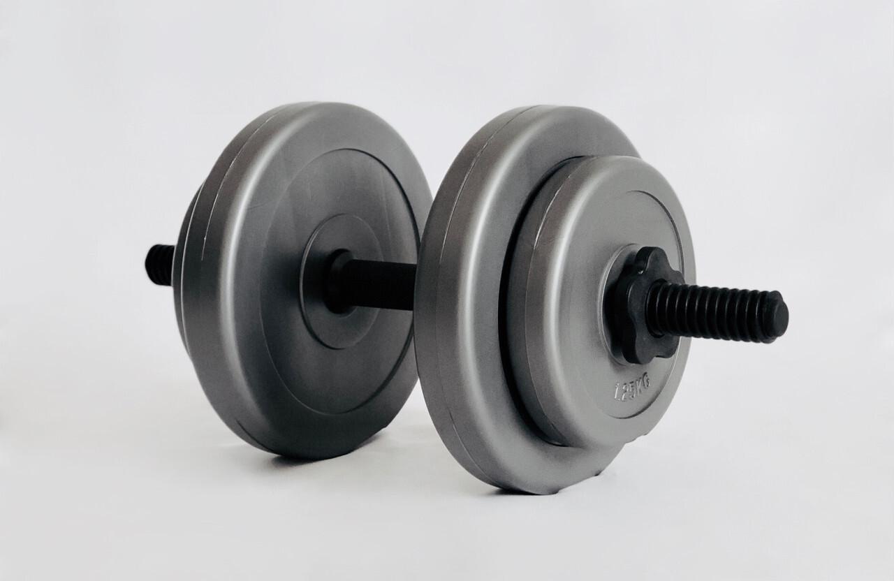 Гантели WCG в пластике 2х8 кг Серый (212984389791) - фото 3 Гантели WCG в пластике 2х8 кг Серый (212984389791) - фото 3