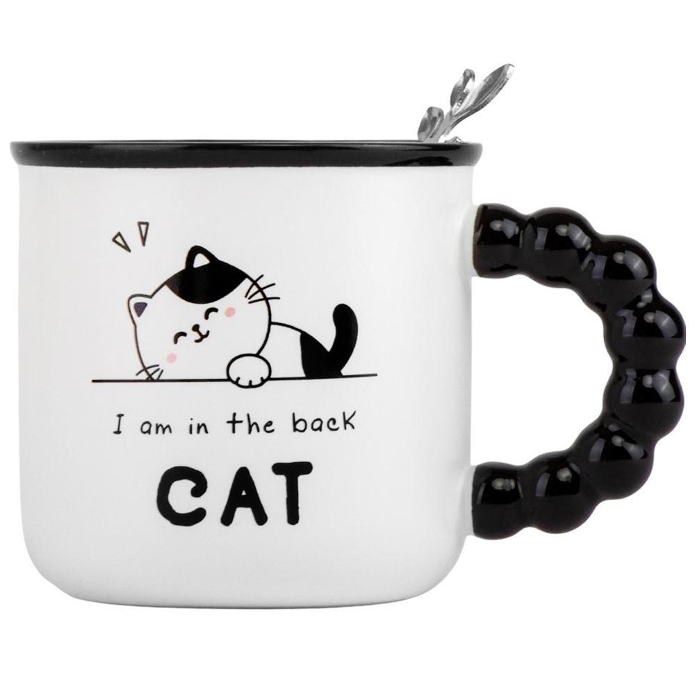 Кружка керамическая Elisey I am Cat 250 мл Белый (9050-009) Кружка керамическая Elisey I am Cat 250 мл Белый (9050-009)