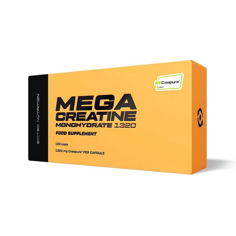Креатин моногидрат Creapure Scitec Nutrition Mega Creatine Monohydrate 1320 120 капс.