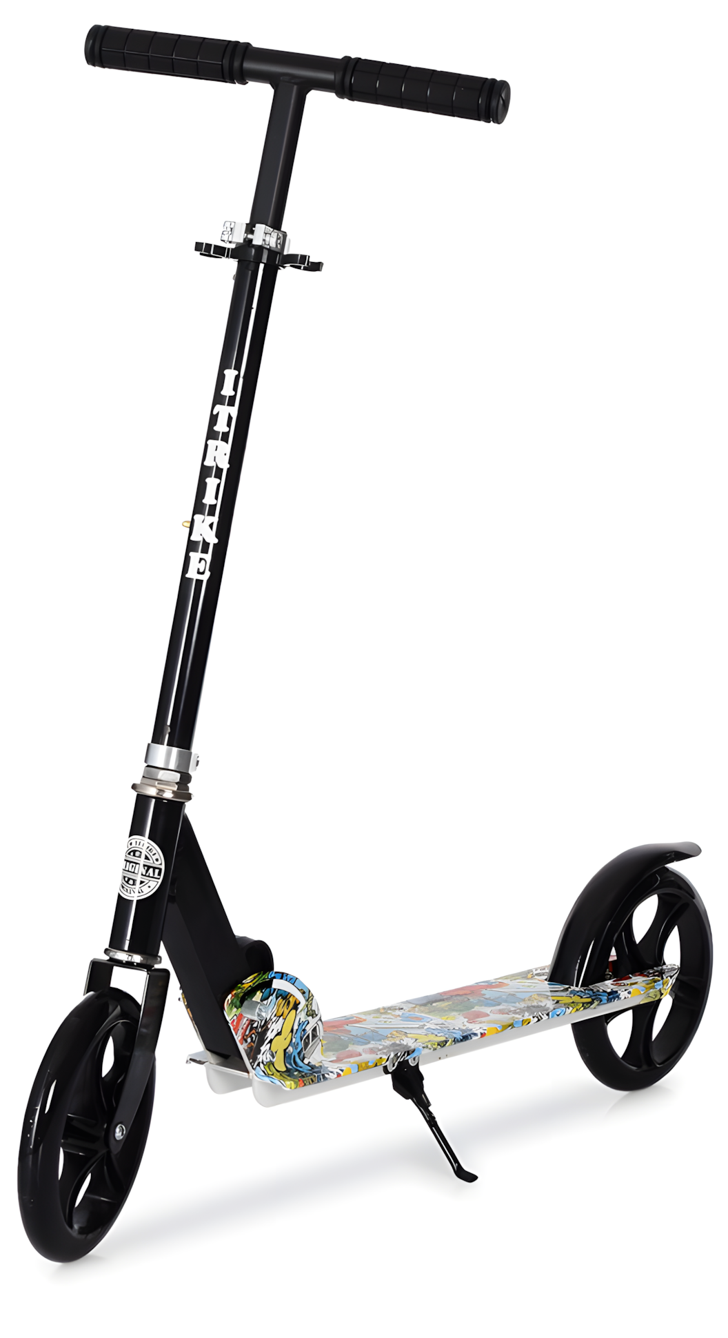 Самокат iTrike від 6 років двоколісний складний поліуретанові колеса унісекс Білий (DS-171-S-210)