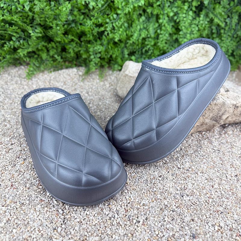 Галоші жіночі утеплені Е-006002-4 p. 36-37 23-23,5 см Сірий