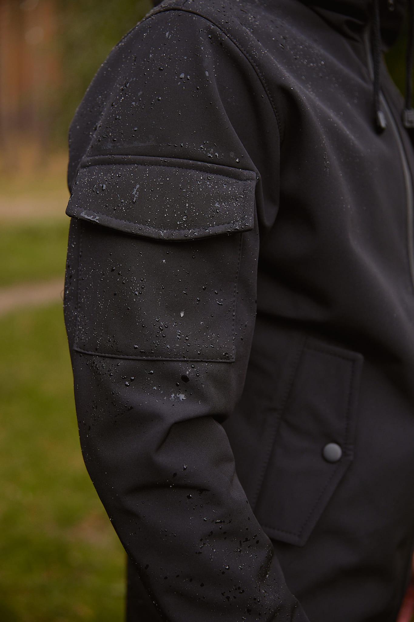 Куртка мужская Intruder softshell XL Черный - фото 8