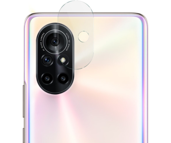 Противоударная гидрогелевая пленка Hydrogel Film для Huawei Nova 8 Pro 5G на камеру 3 шт, Transparent