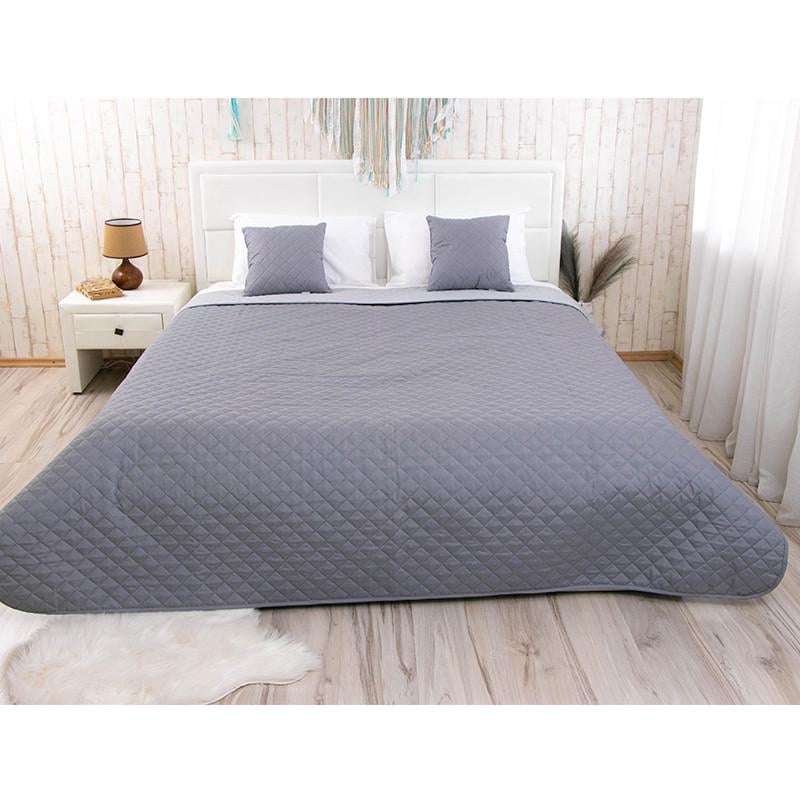 Покривало двостороннє Руно 150x212 см Grey (21222)