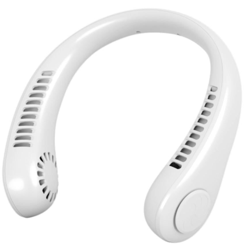 Вентилятор портативный на шею Neck Fan Х5 USB аккумуляторный Белый (MX-00009127)