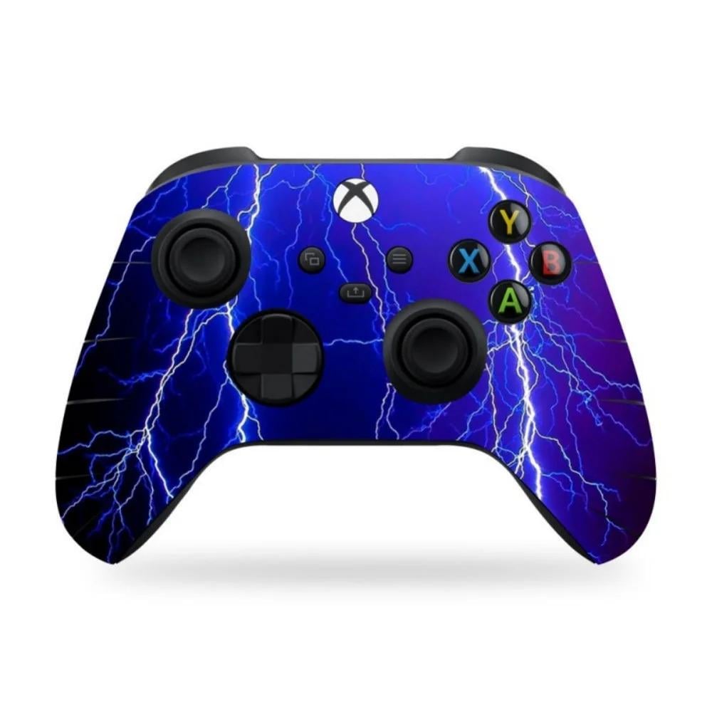 Наклейка виниловая SONGYI для геймпада Xbox Series X/S Blue Lightning