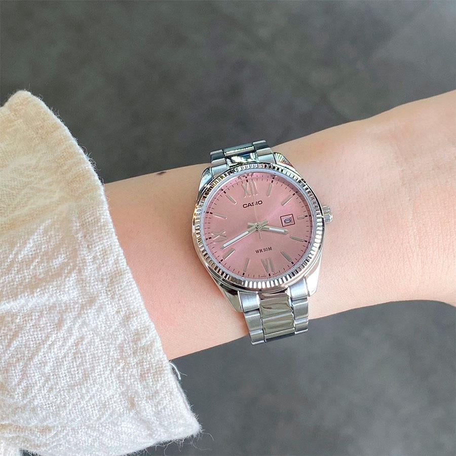 Наручные часы женские Casio LTP-1302DD-4A1 Timeless Collection Lady Timeless Collection Розовый (2916180986)