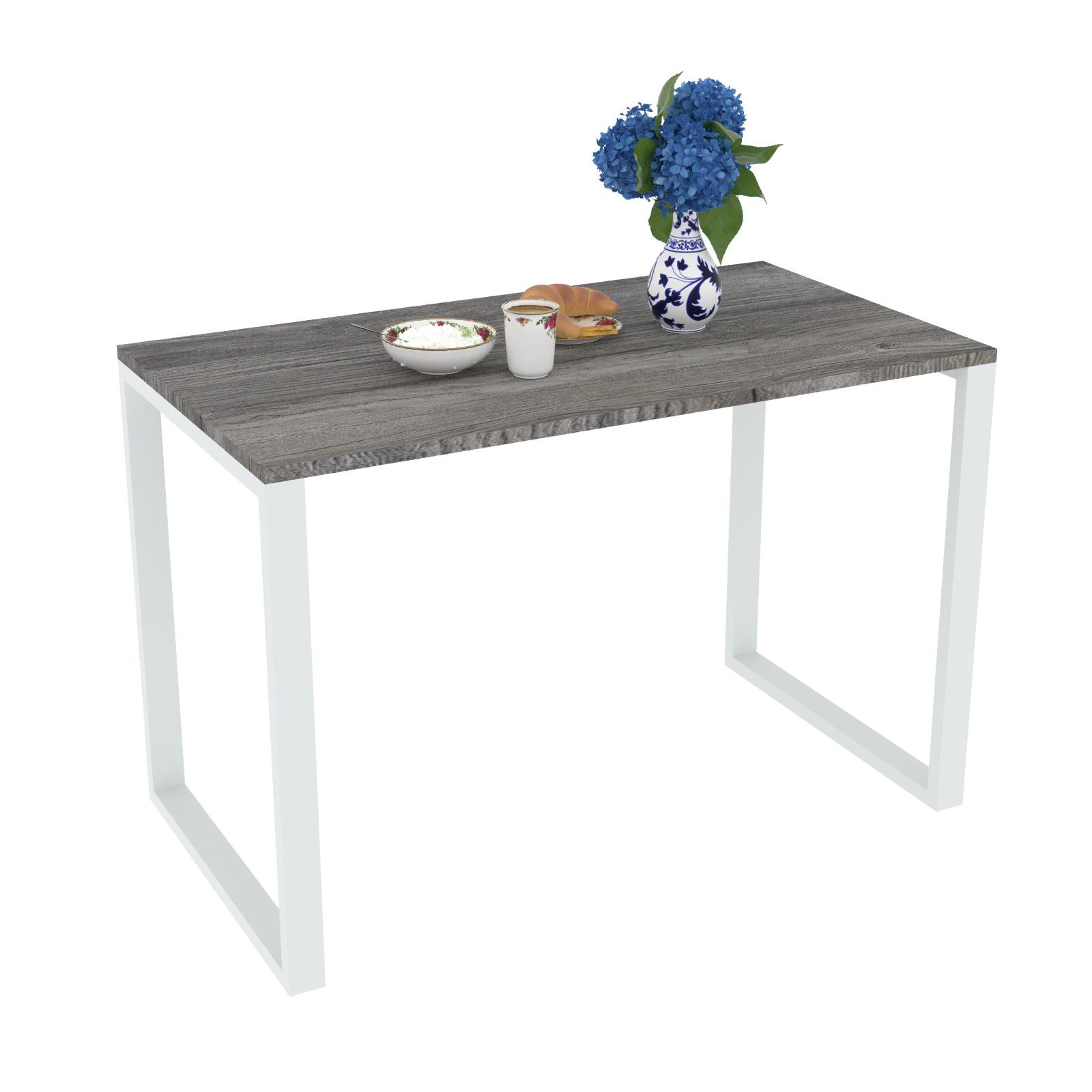 Стол Vian-Dizain van 12 100x65 см Дуб Острова/Белый