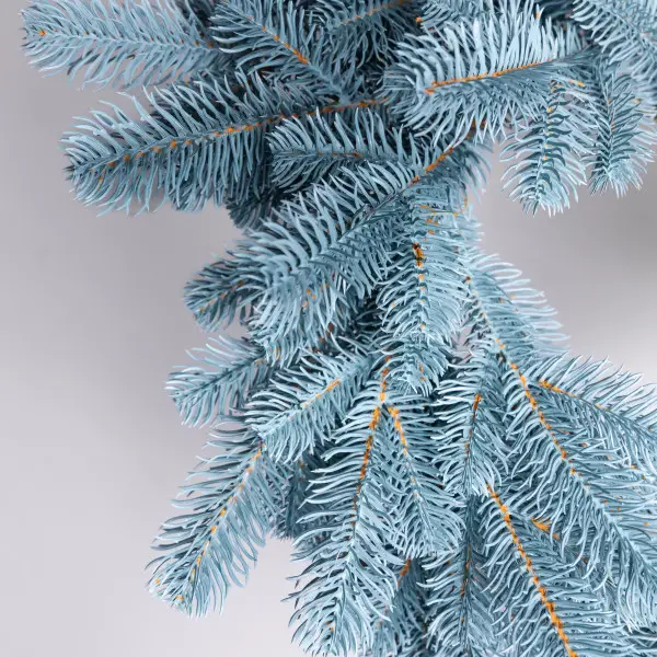 Вінок штучний хвойний Святковий Блакитний - фото 4 Вінок штучний хвойний Святковий Блакитний - фото 4