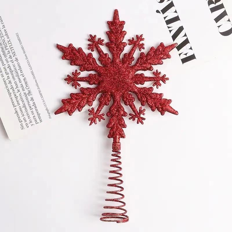 Верхушка для елки Звезда декор 210x126 мм Красный (977634-) - фото 4