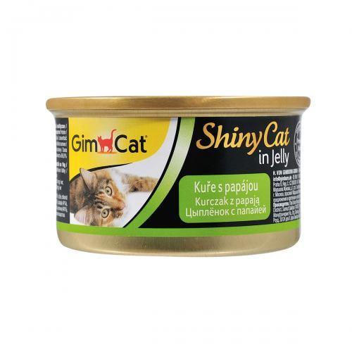 Корм влажный для кошек GimCat Shiny Cat курица и папайя 70 г