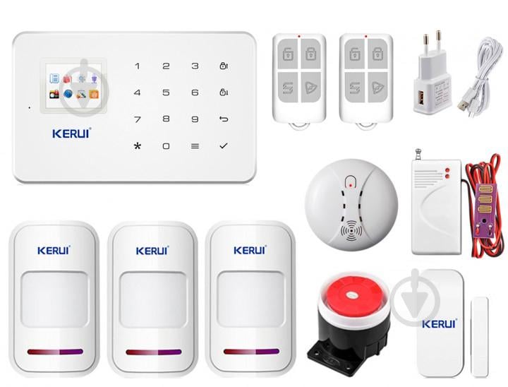 Комплект сигнализации Kerui G18 spec для 2-комнатной квартиры (TTDGF37F8FN)