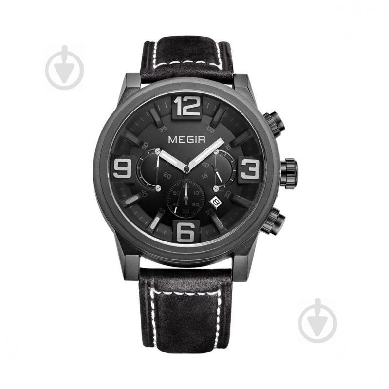 Часы Megir MG3010 Black (ML3010G-BK-1) - фото 3