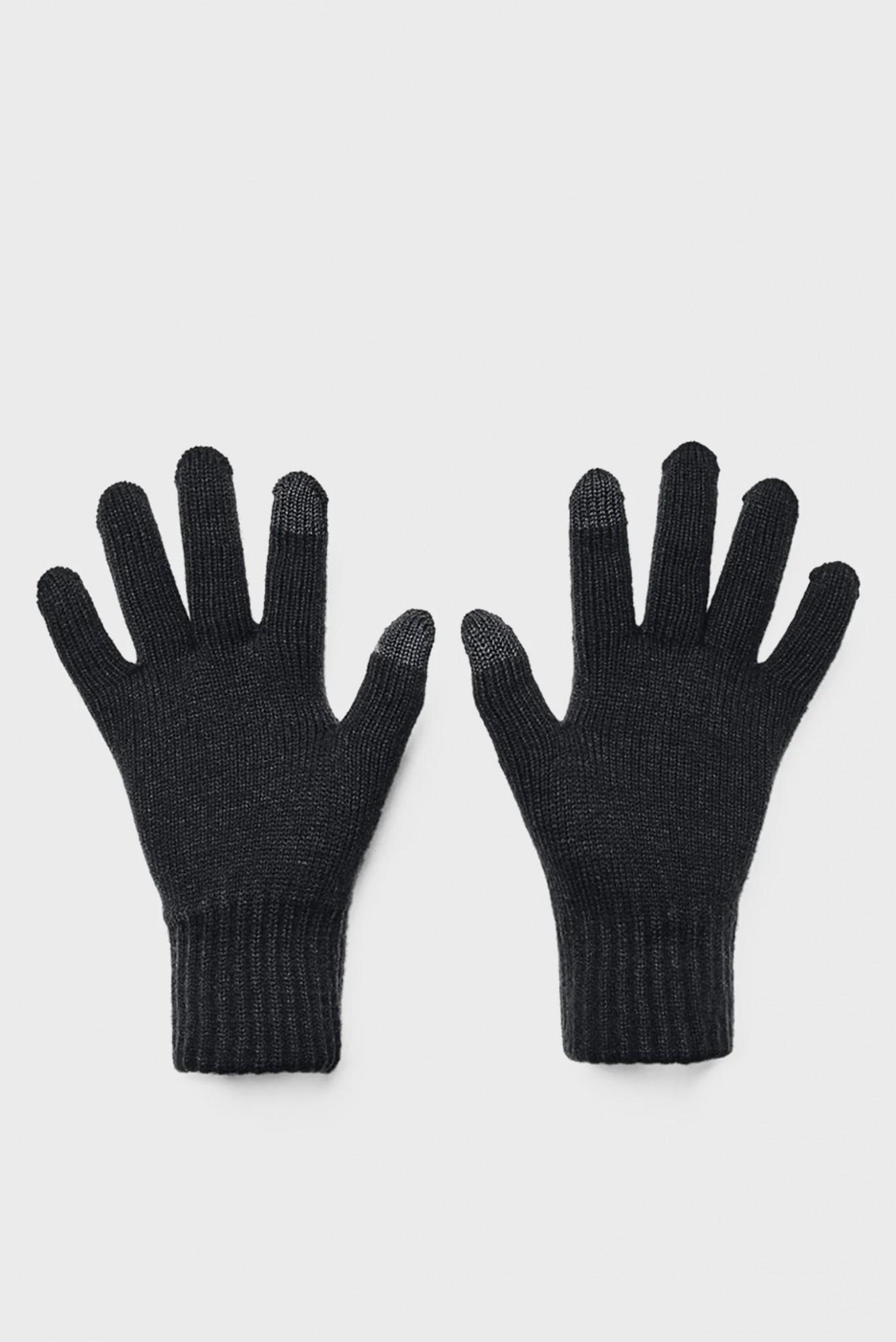 Перчатки Under Armour UA Halftime Gloves S/M Черный/Серый (1373157-001 S/M) - фото 2