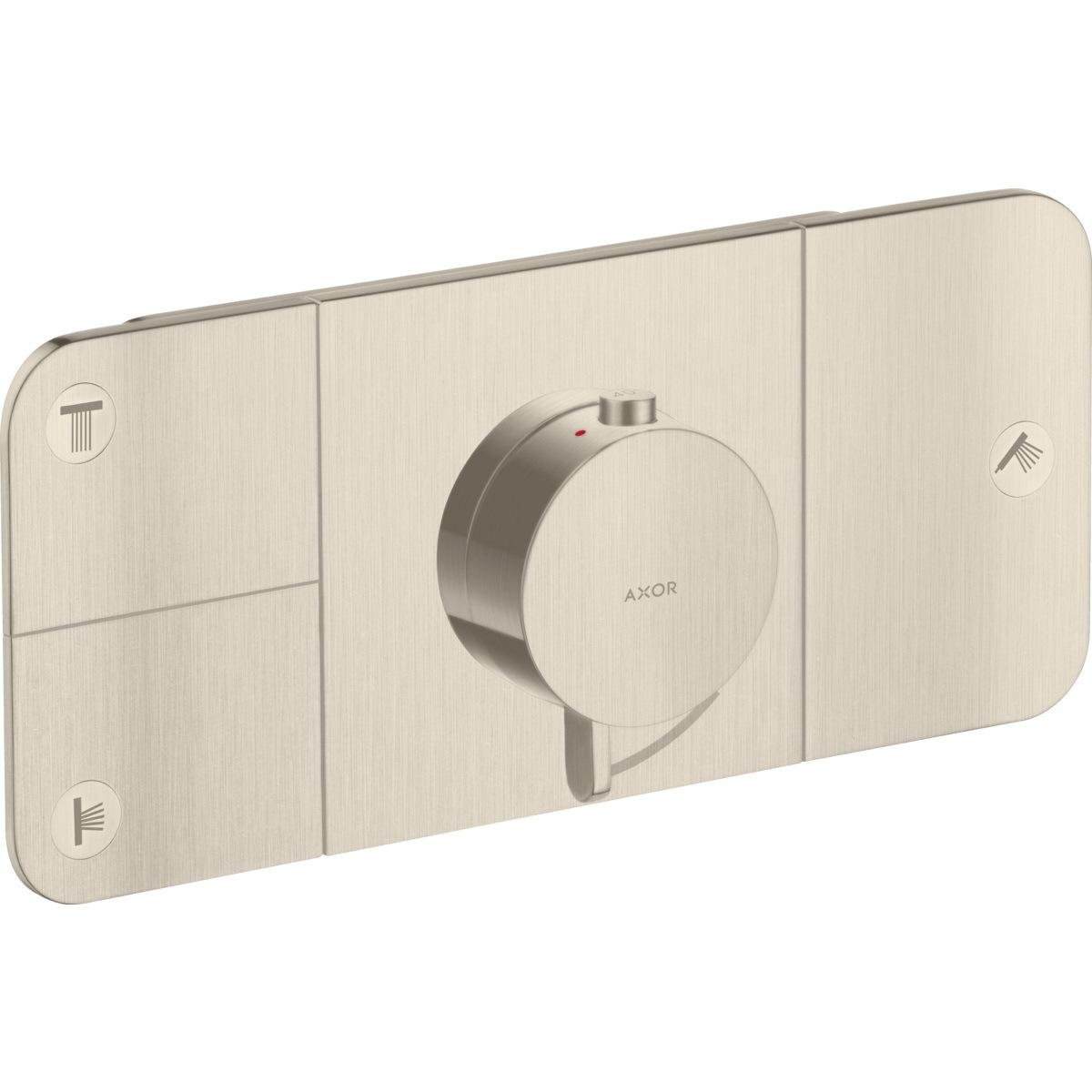 Зовнішня частина змішувача Hansgrohe AXOR One 45713820 з термостатом Сатин (249982)