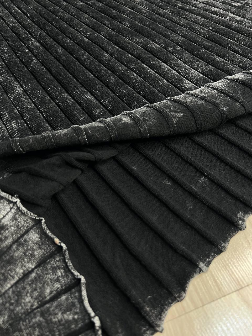 Сукня жіноча Fashion 3042 довга трапеція трикотажна в рубчик OS Чорний (26404734) - фото 3 Сукня жіноча Fashion 3042 довга трапеція трикотажна в рубчик OS Чорний (26404734) - фото 3