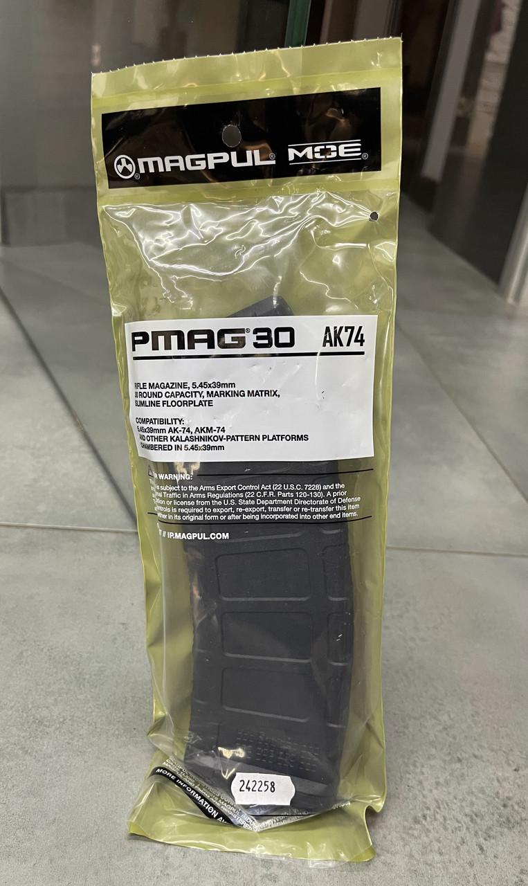 Магазин Magpul для АК-47 АКМ/АКС/Сайга на 30 патронов PMAG 30 АК/АКМ MOE 5.45x39 Черный (MAG673) - фото 4