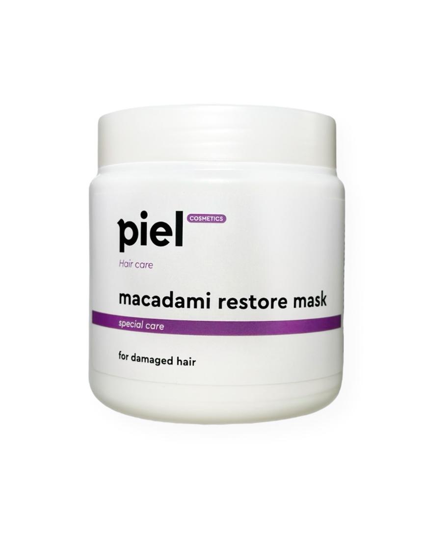 Маска відновлювальна для пошкодженого волосся жіноча Macadami Restore Mask PIEL COSMETICS 500 мл