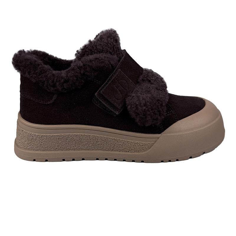 Угги женские замшевые на платформе 5092-2p. 39 25 см Шоколадный