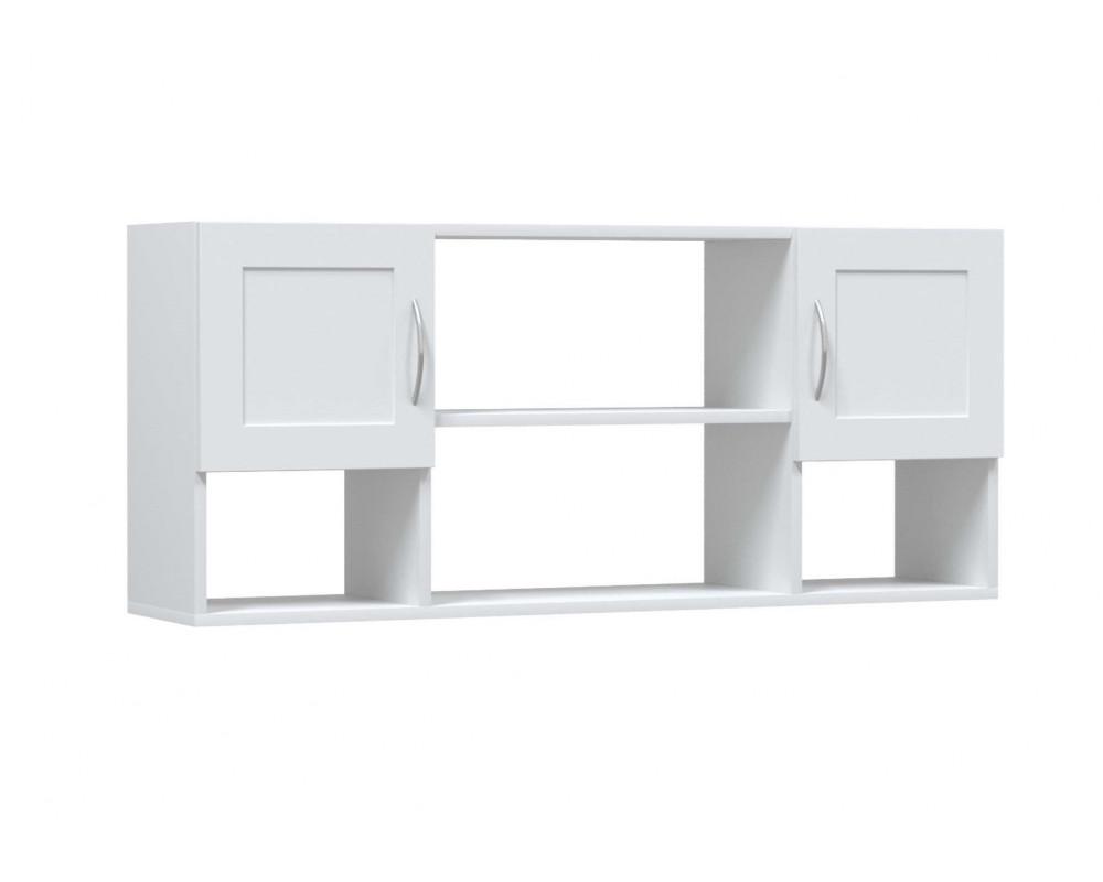 Полка настенная Viorina-Deko MDF Zeffir из ДСП и МДФ Белый