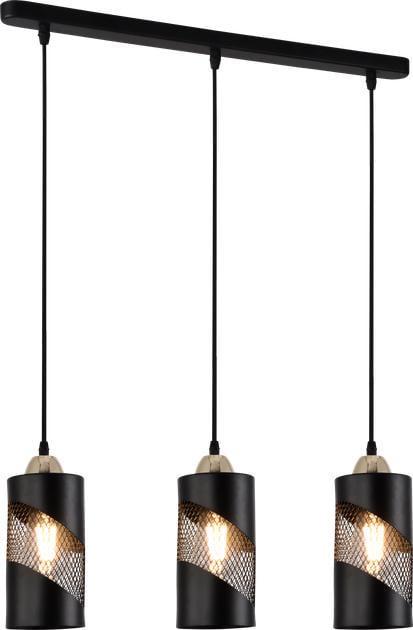 Подвесная люстра Valeso V-XA3226-3 BK+FGD с плафоном Е27 180W (28686771)