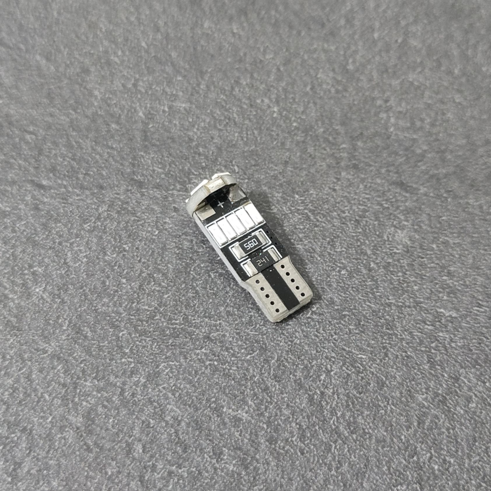 Автолампа T10 W5W W2,1x9,5d 15SMD 4014 Canbus LED Синий (545STORE3) - фото 2