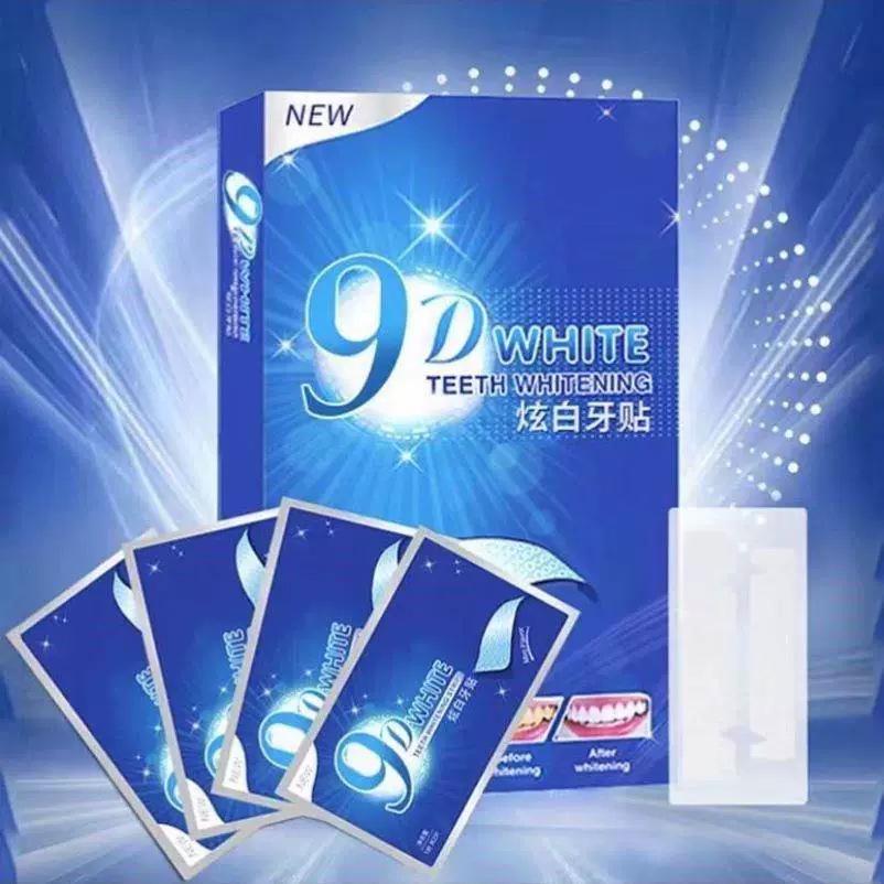 Отбеливающие полоски для зубов 9D WHITE Teeth Whitening Strips от зубного налета 1 пара (0150200) - фото 16